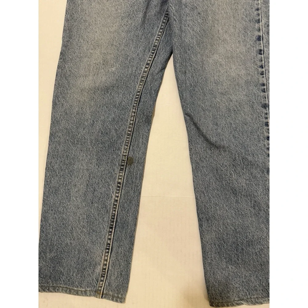Vintage Levis 505 34x30 Orange tab 505 jeans faded denim‎ blue 80s 90s